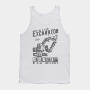 Excavator Heavy Equipment Tank Top